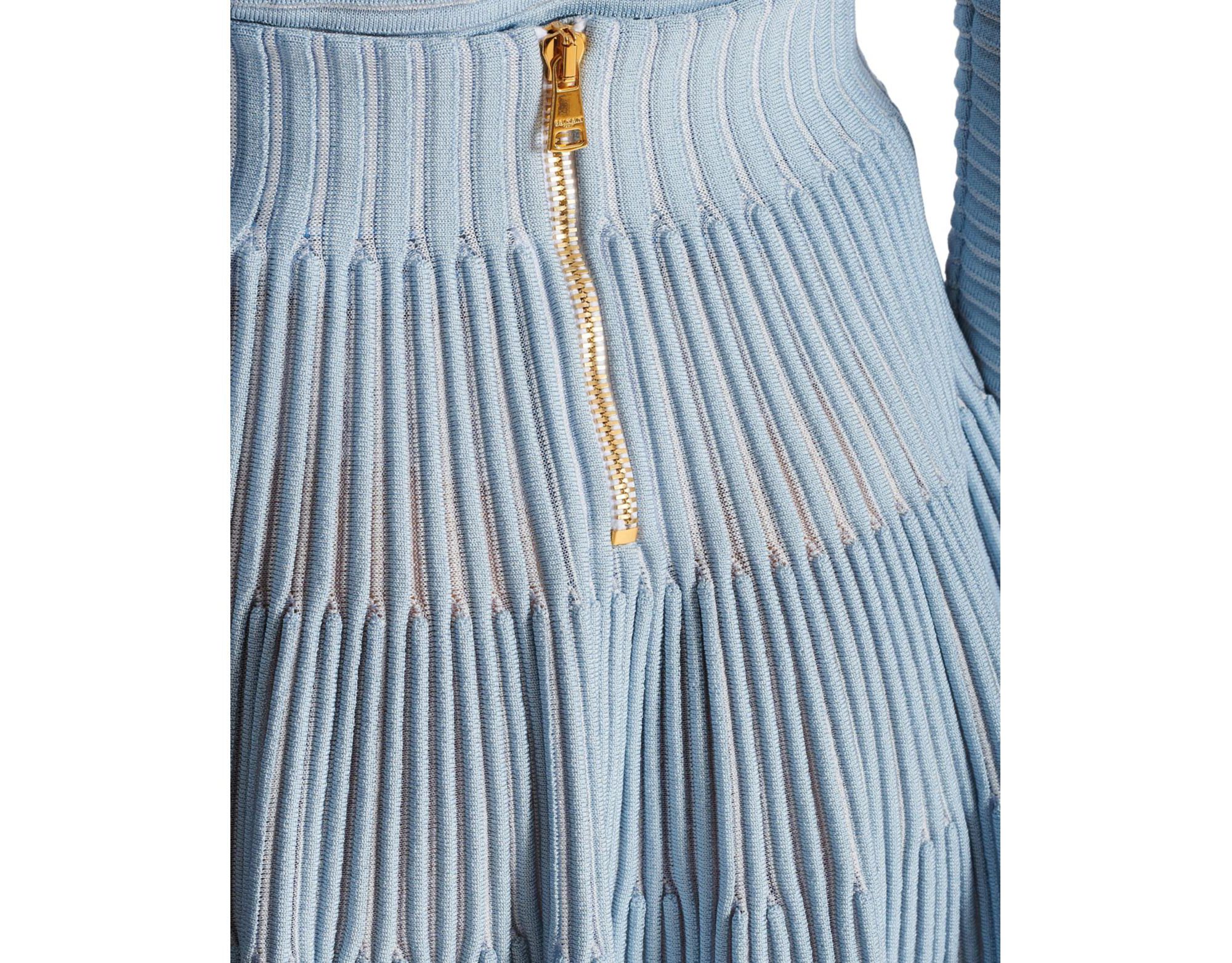 A-Line Textured Knit Skirt — Image 13