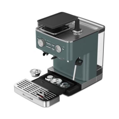 Semi Automatic Espresso Machine with Burr Grinder
