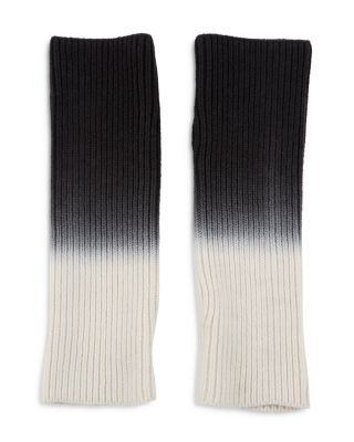 Amalia Dip Dye Merino Wool Fingerless Gloves