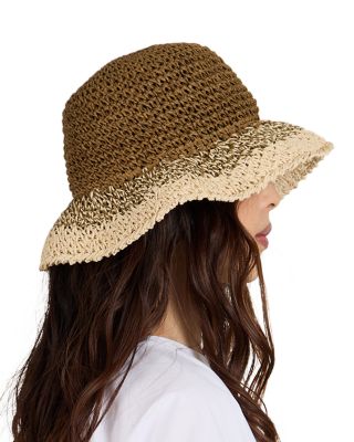Ombr&eacute; Crochet Packable Bucket Hat