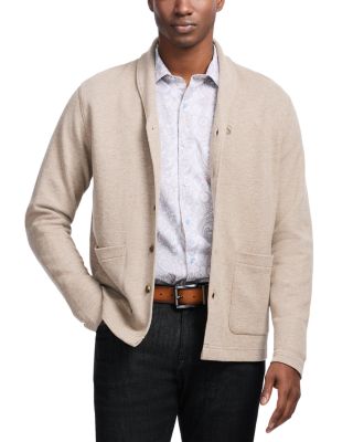 Adriano Cotton Knit Shawl Cardigan