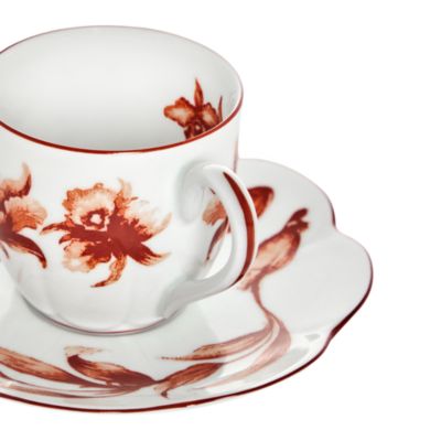 Espresso Cup and Saucer Rouge de Fer