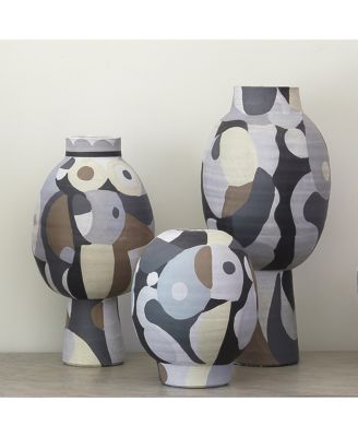 Pablo Ceramic Decorative Vase, Short