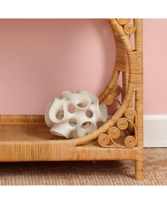 Ribbon Resin Decorative Sphere