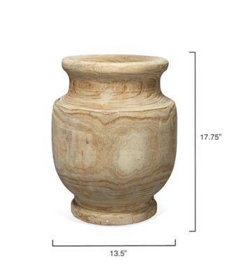 Laguna Wooden Decorative Vase