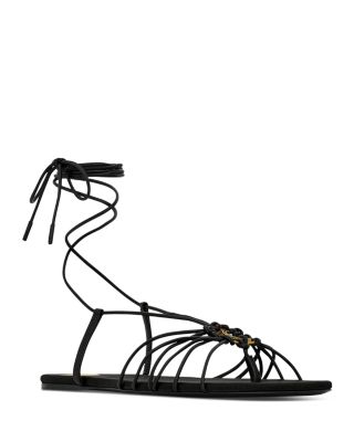 Saint Laurent Women's Babylone Logo-Embellished Sandals