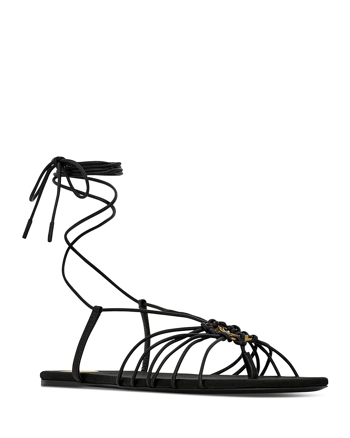 Saint Laurent Women's Babylone Logo-Embellished Sandals