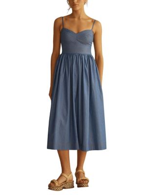 CAMBRICO&nbsp;Stitch Detail Midi Dress