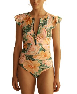 IBISCO&nbsp;Ruffle Sleeve One Piece