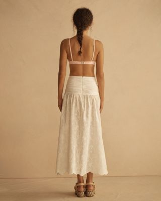 VINYA Ruched Resort Skirt