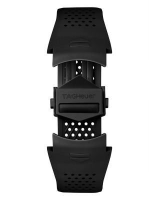 Connected E5 Perforated Rubber Smartwatch Strap, 45mm