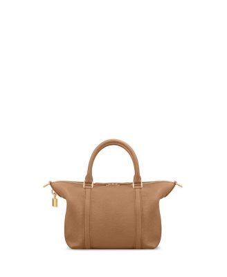 Small Leather Weekender Bag