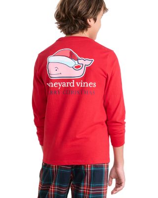 Boys' Santa Whale Long Sleeved Tee - Little Kid, Big Kid
