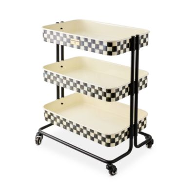 Courtly Check 3 Tier Kitchen Cart
