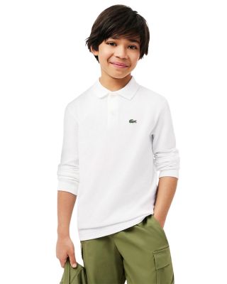 Boys' Long Sleeve Pique Polo - Big Kid