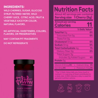 Italian Amarena Black Cherries