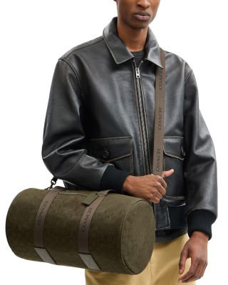 Theo Signature Jacquard Duffle Bag