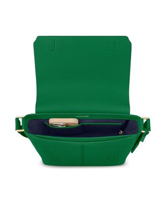 Medium Leather Flaire Messenger Bag