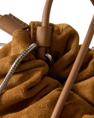 Small Crystal & Suede Bag