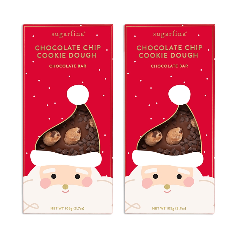 Sugarfina Chocolate Chip Cookie Dough Milk Chocolate Bar, Set Of 2 In Red