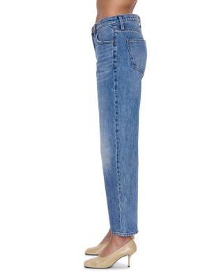 Lexi High Rise Straight Jeans in Metropolis