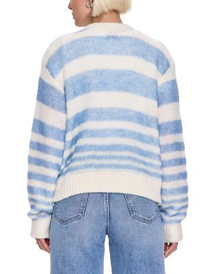 Moa Striped Bubble Sweater