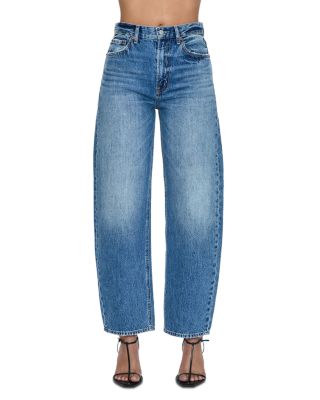 Wes High Rise Barrel Jeans in Spectacle