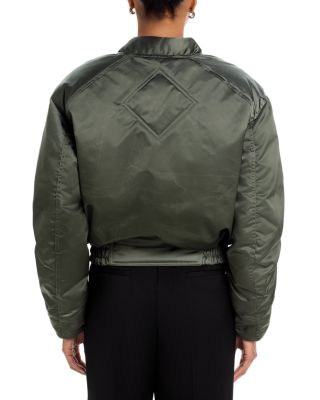 Jade Down Bomber Jacket