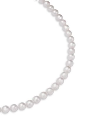 Cultured Akoya Pearl Necklace in 14K Yellow Gold, 18"