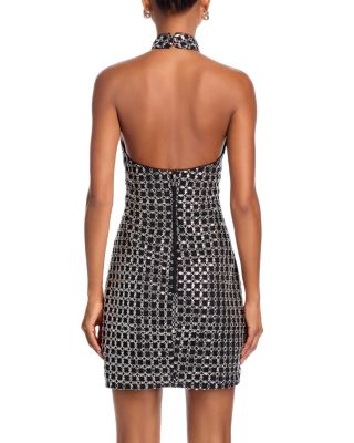 Bead Halter Neck Dress