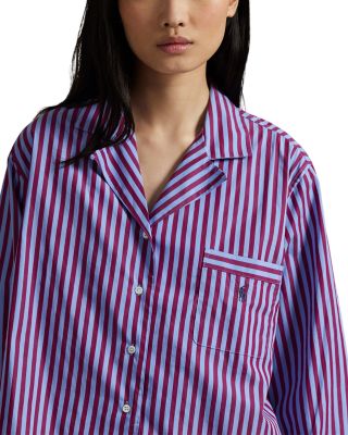 Cropped Shirt & Boxer Sleep Set