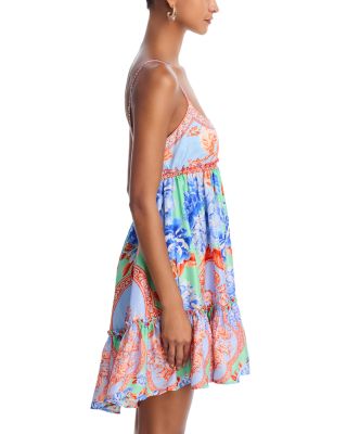 Topkapi Pop Silk Short Dress