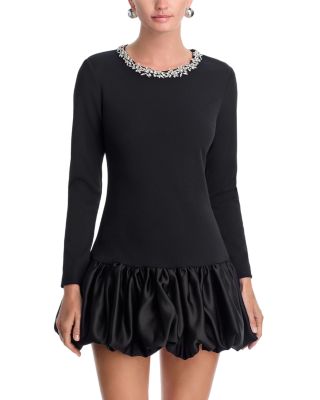Embellished Bubble Mini Dress - Exclusive