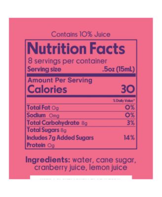  Cranberry Syrup, 4 Fl Oz (Pack of 2)