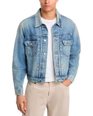 Vintage Wash Denim Trucker Jacket