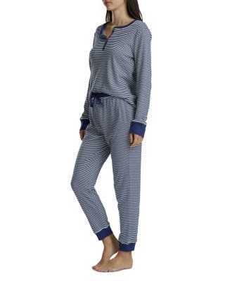 Henley Top and Joggers Pajama Set