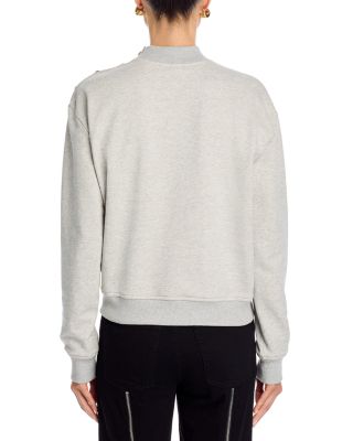 Hylda Button Shoulder Sweatshirt