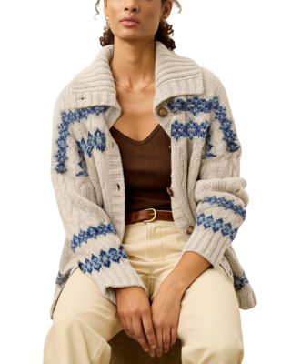 Fair Isle Cardigan Sweater