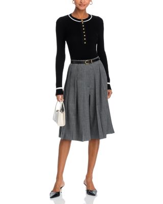 Kassy Rib Henley Tee