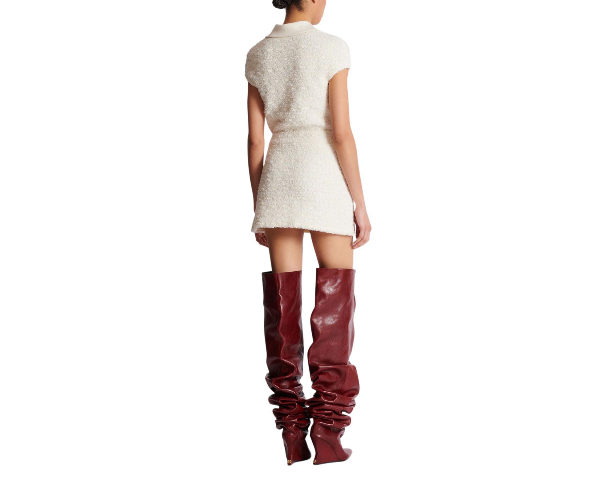 Short Zipped Tweed Skirt — Image 3