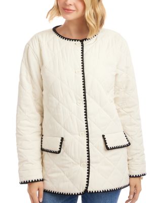 Edge Stitch Quilted Jacket