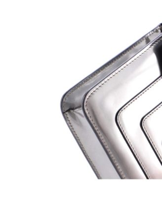  Small Serpenti Forever Square Shoulder Bag Metallic Leather