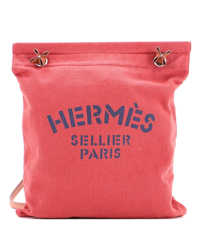 Click to view more detailed imagery on our partner's website Pre-owned Pre-owned Hermes Hermes Mm Aline Bag Toile In Red
