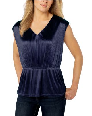 Dolman Sleeve Peplum Hem Top