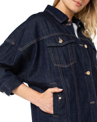 Drop Shoulder Jean Jacket
