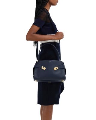 Hug Soft Leather Shoulder Bag