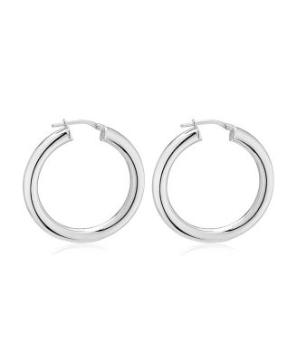  Sterling Silver Everyday Bold Hoops