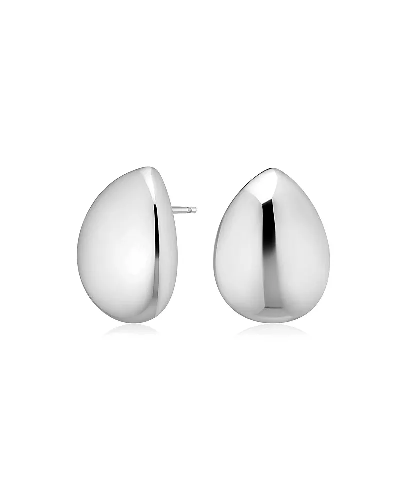 Oradina Sterling Silver Reflection Studs