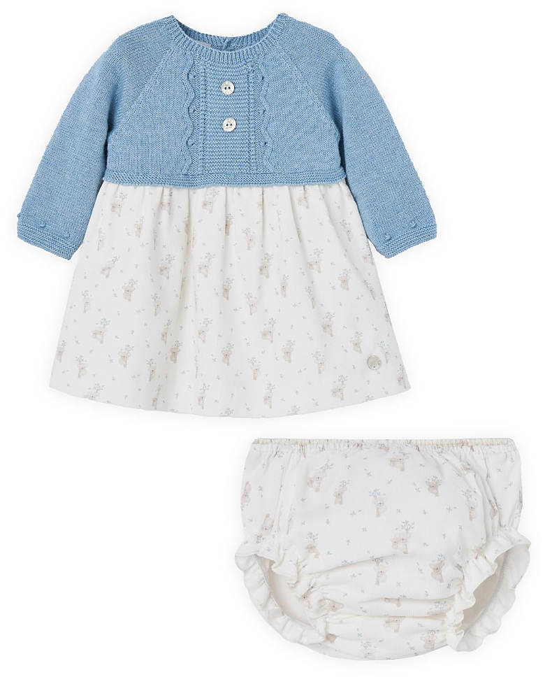 Paz Rodriguez Girls' Koala Set - Baby In Blue