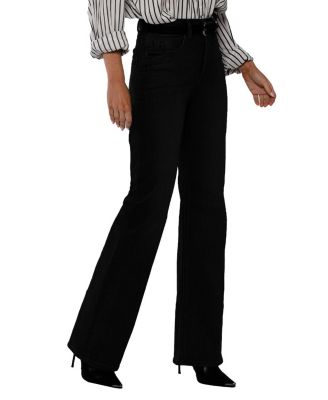 High Rise Ali Boot Cut Jeans in Pitch Black